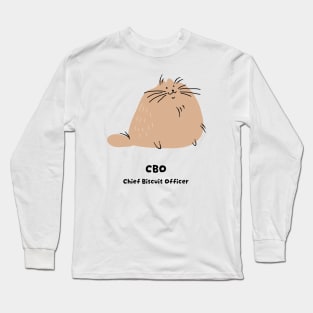 CBO - Chief Biscuit Officer Long Sleeve T-Shirt